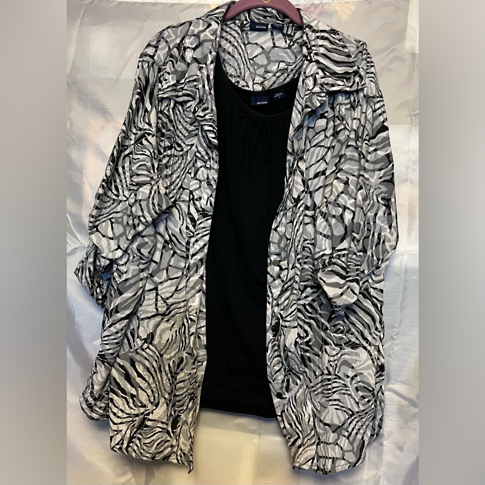 Blouse with cover